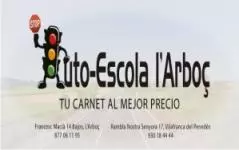 Patrocinador CF L'ARBOÇ: AUTOESCOLA LARBOÇ