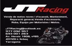 Patrocinador CF L'ARBOÇ: JT RACING