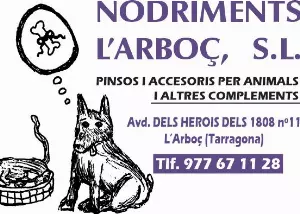 Patrocinador CF L'ARBOÇ: NODRIMENTS LARBOÇ