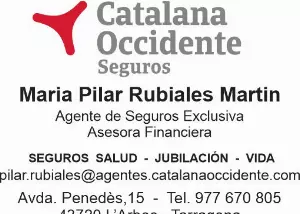 Patrocinador CF L'ARBOÇ: CATALANA DE OCCIDENTE